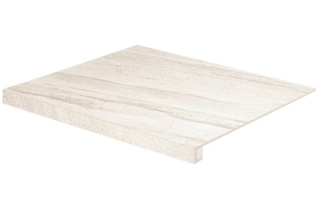 Tvarovka schodová Rako Random světle béžová mat rektifikovaná 53x60 DCF65676