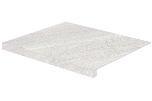 Tvarovka schodová Rako Random světle šedá mat rektifikovaná 53x60 DCF65678