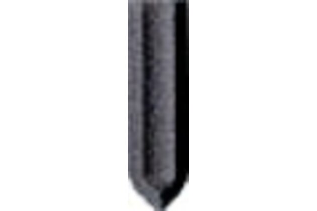 Sokl s požlábkem vnitřní roh Rako Taurus Granit černá mat 2x8 TSIRH069