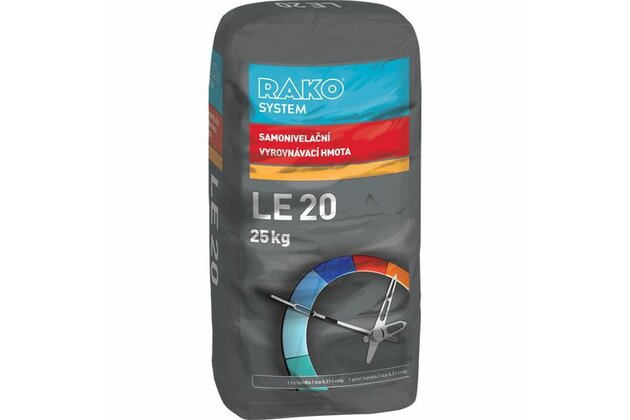 Samonivelační vyrovnávací hmota Rako LE20 2-15 mm 25 kg B.LE20.R025