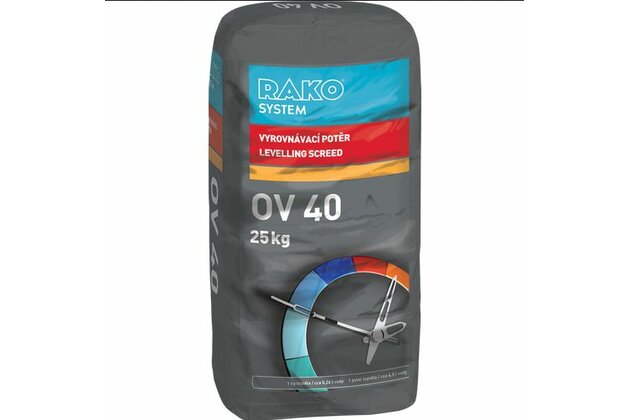 Vyrovnávací potěr Rako samokontaktní OV40 25 kg B.OV40.R025