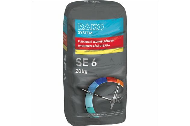 Flexibilní jednosložková hydroizolační stěrka Rako SE6 20 kg B.SE6.R020