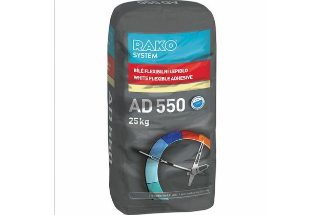Lepidlo Rako AD550 bílé flexibilní C2TE S1 25 kg B.AD550.R025.100