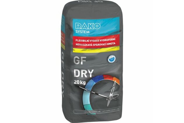 Sparovací hmota Rako flexibilní vysoce hydrofobní nenasákavá GFDRY 100 bílá 2 kg B.GFDRY.R002.100