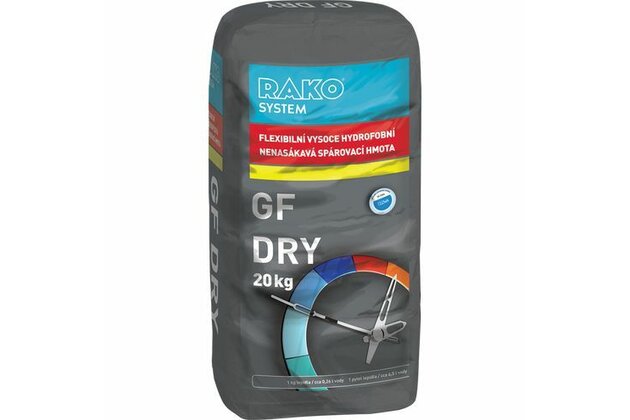 Sparovací hmota Rako flexibilní vysoce hydrofobní nenasákavá GFDRY 120 světle šedá 2 kg B.GFDRY.R002.120