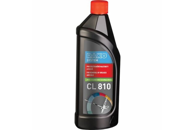 Čistič Rako CL810 pro odstranění mastnoty a olejů 0,75 l B.CL810.RX75