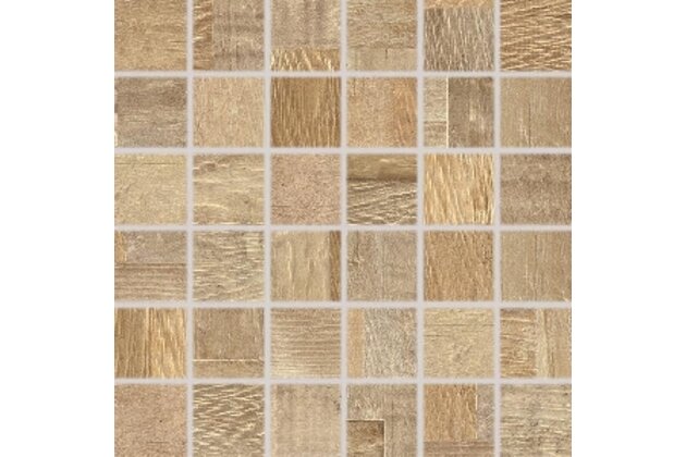 Mozaika Rako Era béžová struktura mat rektifikovaná 30x30 DDM05707