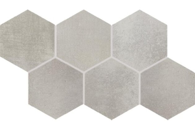 Dekor Rako Via šedá struktura mat rektifikovaný 21x37 DDVT8711