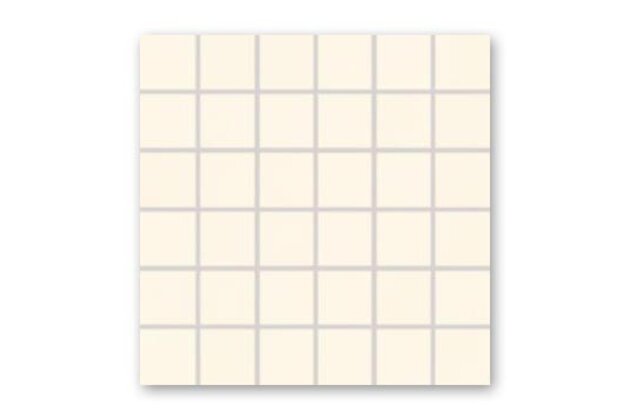 Mozaika Rako Up slonová kost lesk rektifikovaná 30x30 WDM05510