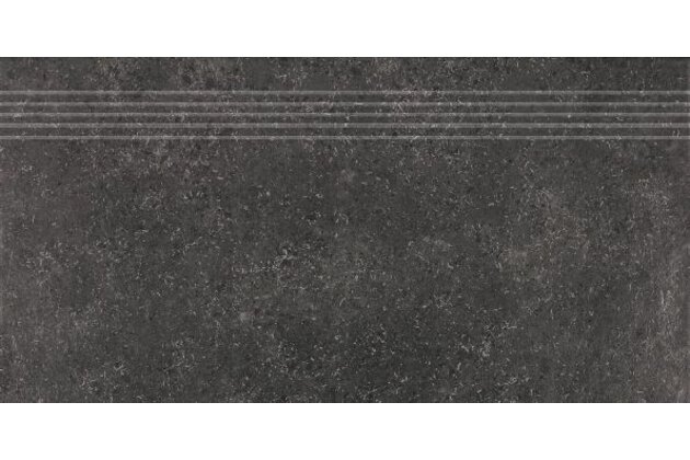 Schodovka Rako Base černá mat rektifikovaná 30x60 DCPSE433