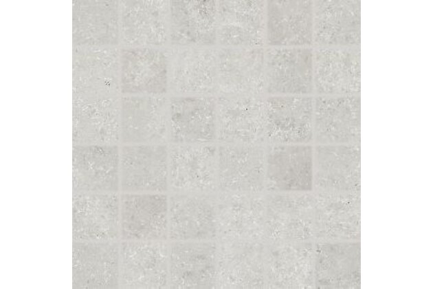Mozaika Rako Base světle šedá mat rektifikovaná 30x30 DDM06432