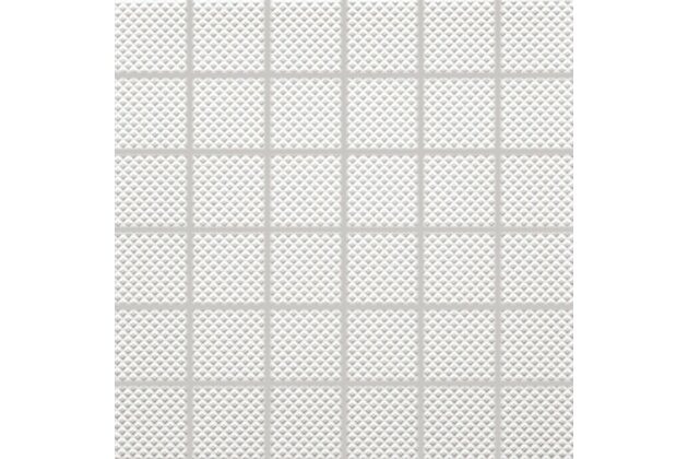 Mozaika Rako Pool bílá struktura mat rektifikovaná 30x30 GRS05623