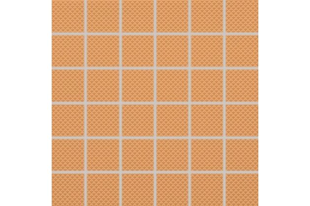 Mozaika Rako Color Two světle oranžová struktura mat 30x30 GRS05650