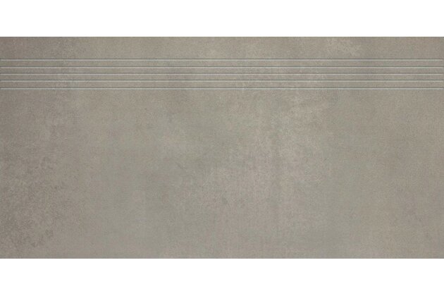 Schodovka Rako Extra hnědošedá struktura mat rektifikovaná 30x60 DCPSE721