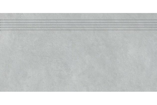 Schodovka Rako Extra světle šedá struktura mat rektifikovaná 30x60 DCPSE723