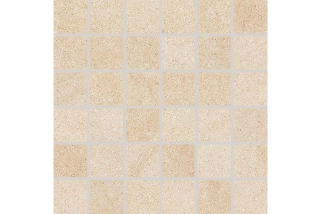 Mozaika Rako Kaamos béžová mat rektifikovaná 30x30 DDM06586