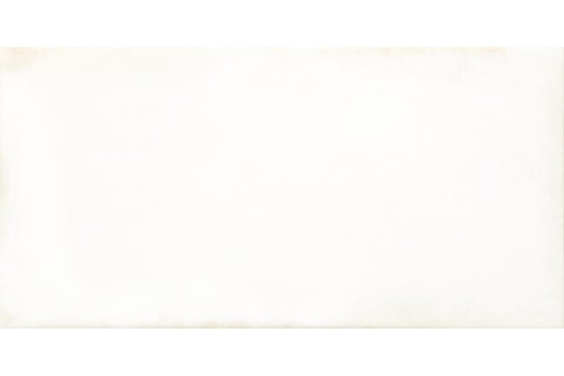 Retro bílá obkládačka 39,8x19,8x0,7