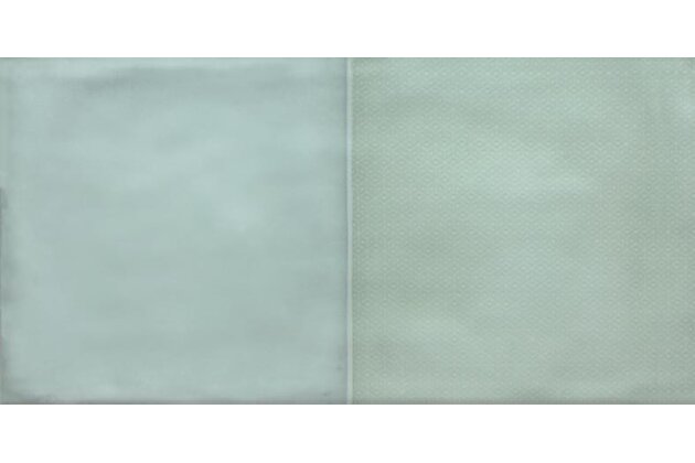 Retro zeleno-modrá obkládačka 39,8x19,8x0,7