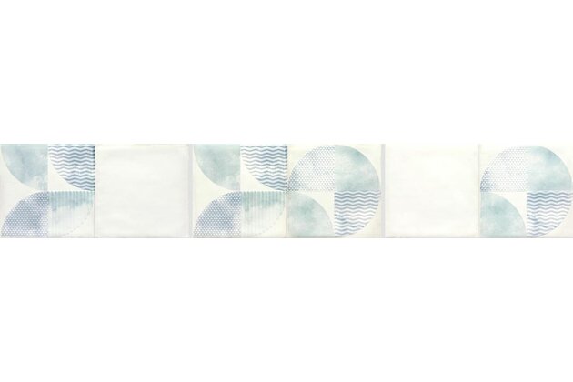 Dekor Rako Retro tyrkysová lesk 20x40 WITMB523