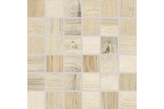 Mozaika Rako Saloon béžová mat rektifikovaná 30x30 DDM06746