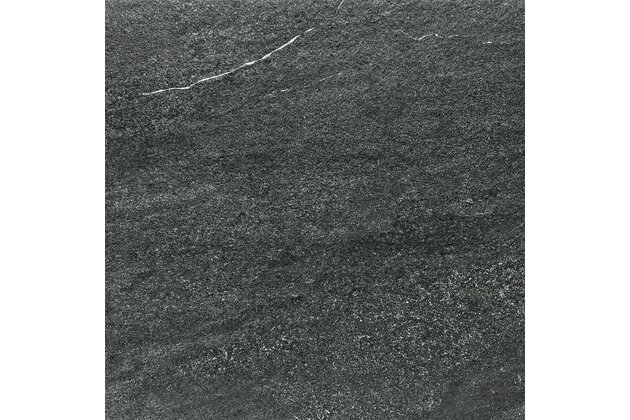Dlažba Rako Quarzit černá struktura mat rektifikovaná 60x60 DAR63739