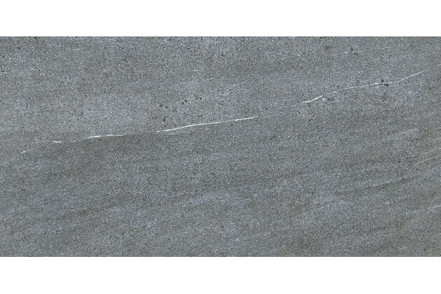 Dlažba Rako Quarzit tmavě šedá mat rektifikovaná 40x80 DAK84738