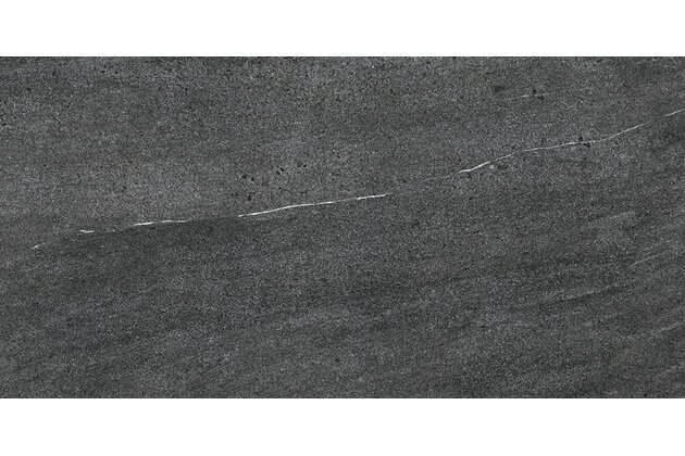 Dlažba Rako Quarzit černá mat rektifikovaná 40x80 DAK84739