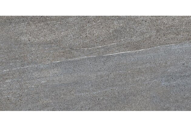Dlažba Rako Quarzit tmavě šedá mat rektifikovaná 30x60 DAKSE738