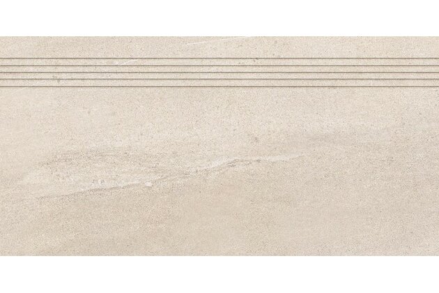Schodovka Rako Quarzit béžová mat rektifikovaná 40x80 DCP84735
