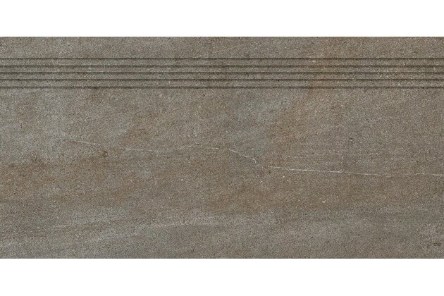 Schodovka Rako Quarzit hnědá mat rektifikovaná 40x80 DCP84736