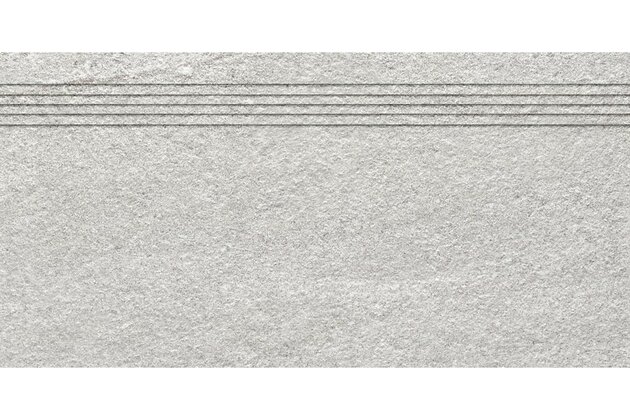 Schodovka Rako Quarzit šedá struktura mat rektifikovaná 30x60 DCVSE737