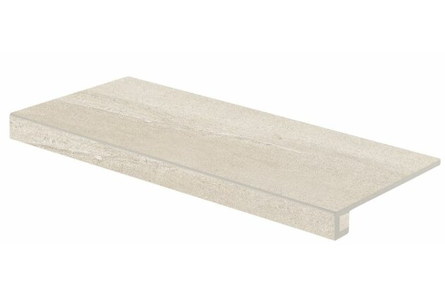 Tvarovka schodová Rako Quarzit béžová mat rektifikovaná 40x80 DCF84735