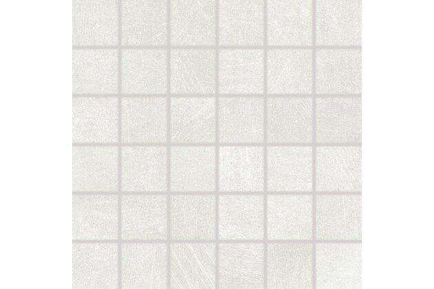 Mozaika Rako Rebel bílošedá mat rektifikovaná 30x30 DDM06740