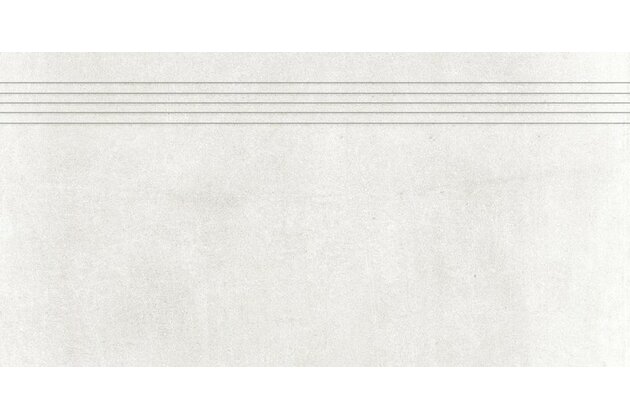 Schodovka Rako Rebel bílošedá mat rektifikovaná 40x80 DCP84740