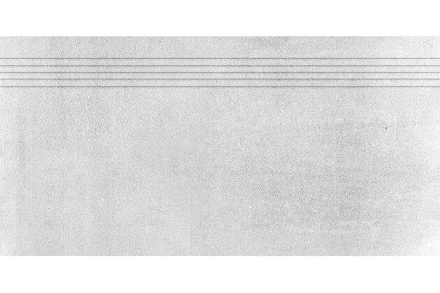 Schodovka Rako Rebel šedá mat rektifikovaná 40x80 DCP84741