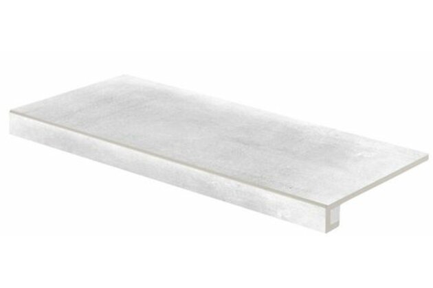 Tvarovka schodová Rako Rebel šedá mat rektifikovaná 40x80 DCF84741