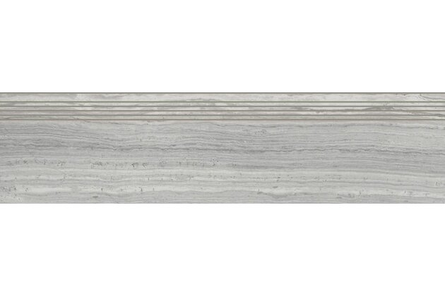 Schodovka Rako Alba šedá struktura mat rektifikovaná 30x120 DCPVF733