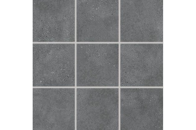 Dlažba Rako Betonico černá mat rektifikovaná 10x10 DAK12792