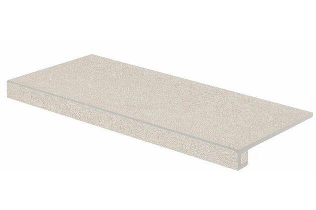 Tvarovka schodová Rako Block béžová mat rektifikovaná 40x80 DCF84784