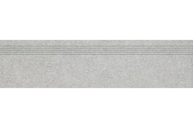 Schodovka Rako Block světle šedá mat rektifikovaná 30x120 DCPVF780