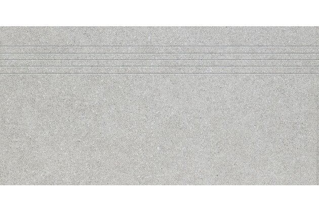 Schodovka Rako Block světle šedá mat rektifikovaná 40x80 DCP84780