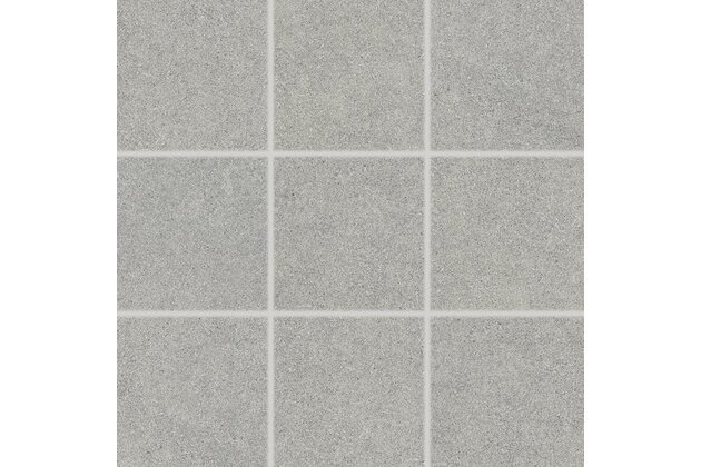 Dlažba Rako Block šedá mat rektifikovaná 10x10 DAK12781