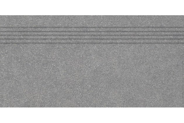 Schodovka Rako Block tmavě šedá mat rektifikovaná 40x80 DCP84782