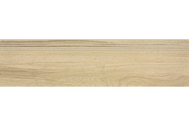 Schodovka Rako Board béžová mat rektifikovaná 30x120 DCPVF142