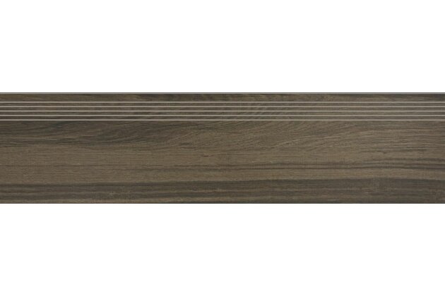 Schodovka Rako Board tmavě hnědá mat rektifikovaná 30x120 DCPVF144