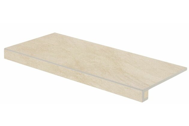 Tvarovka schodová Rako Kaamos béžová mat rektifikovaná 40x80 DCF84586