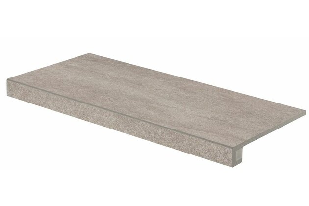 Tvarovka schodová Rako Kaamos béžovošedá mat rektifikovaná 40x80 DCF84589