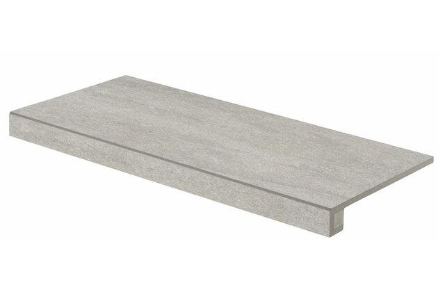 Tvarovka schodová Rako Kaamos šedá mat rektifikovaná 40x80 DCF84587