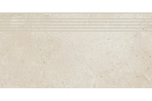 Schodovka Rako Limestone béžová mat rektifikovaná 30x60 DCPSE801