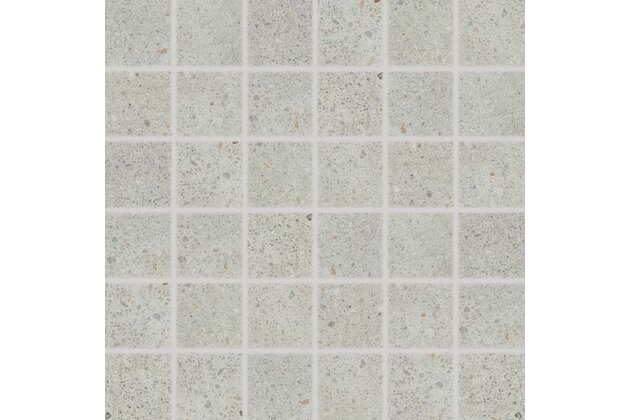Mozaika Rako Piazzetta světle šedá mat rektifikovaná 30x30 DDM06788
